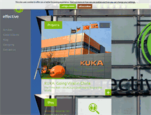 Tablet Screenshot of effective-world.com